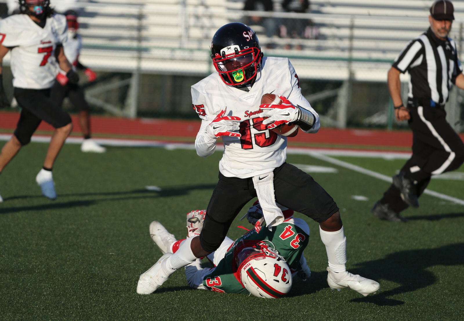 Section VI Class A football championship between Jamestown and South Park